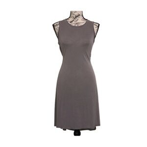 🌻 Rachel Roy cross open Back, versatile Taupe dress. Size small GUC